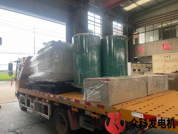 2台120kw上柴发电机组发运